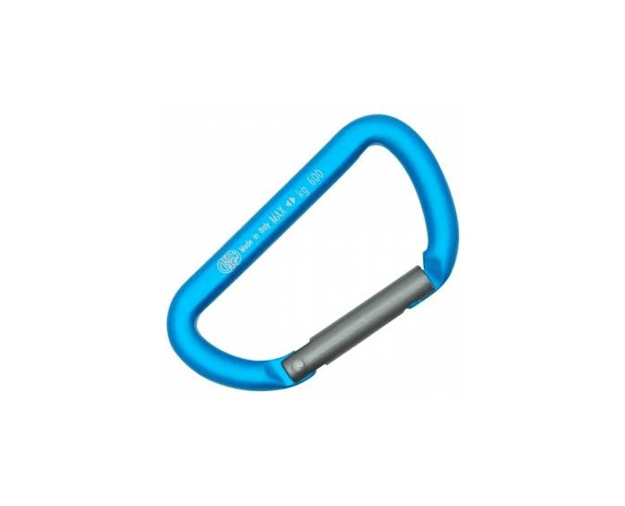 Kong Mini D Accessory carabiner - Blue - The Climbing Shop