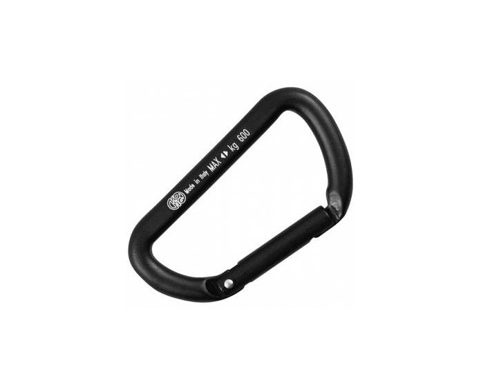 Kong Mini D Accessory carabiner - Black - The Climbing Shop