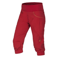 Ocun Noya Climbing | Bouldering Short Red - front view - The Climbing Shop