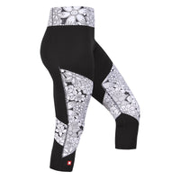 Ocun Rhea 3/4 Leggings - XS - Black Caviar - The Climbing Shop