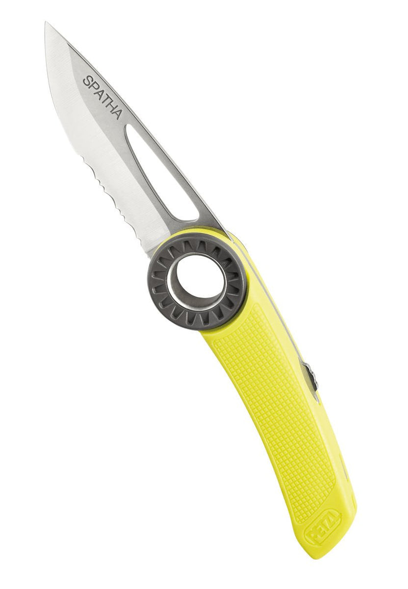 Petzl Spatha Rope Knife - Yellow - - The Climbing Shop