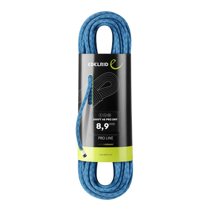 *Taipan Wall Special* Edelrid Swift 48 8.9mm Pro Dry 100 meter - 100m - Blue - The Climbing Shop